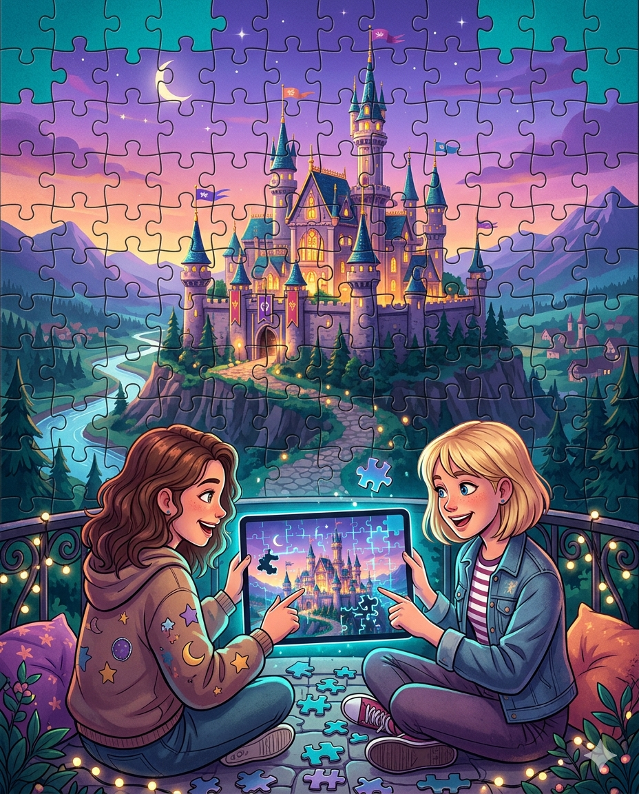 Пазл онлайн Замок принцессы