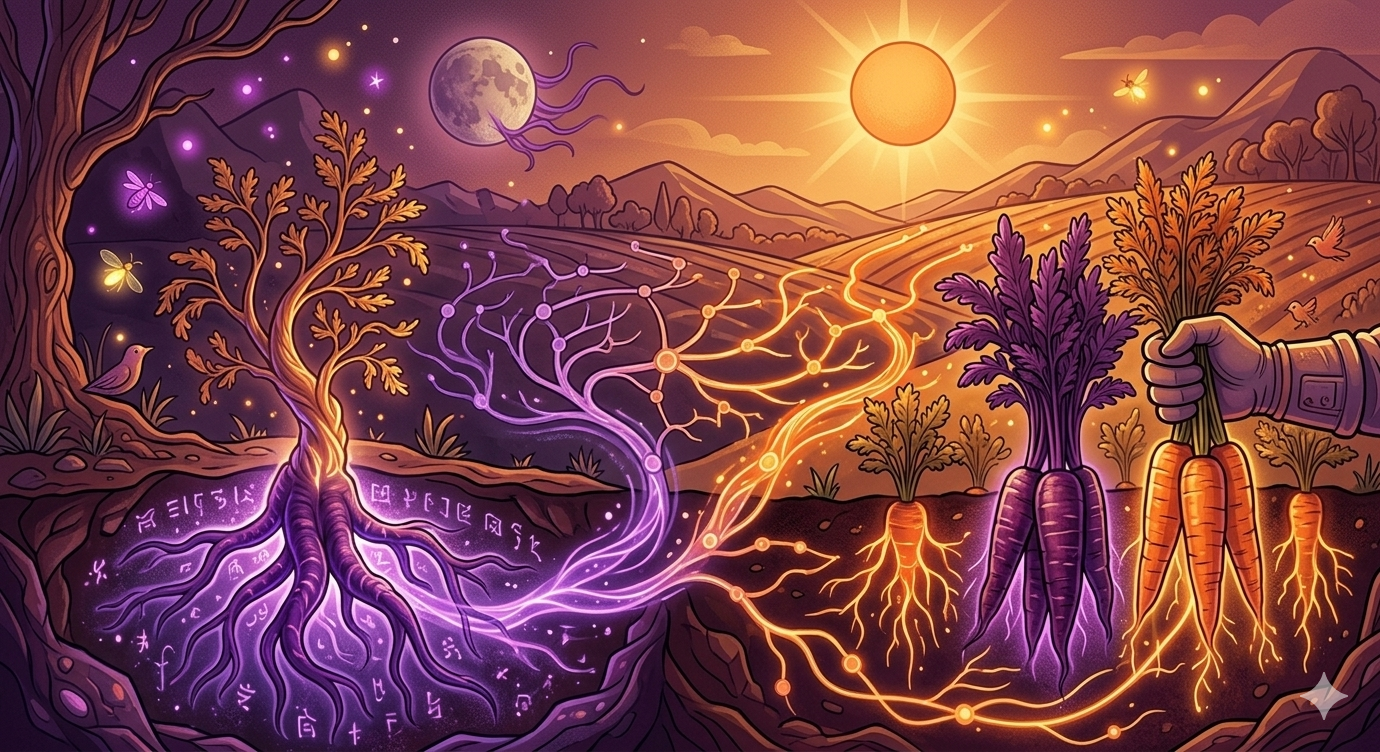 Морковь изначально была фиолетовой, а не оранжевой