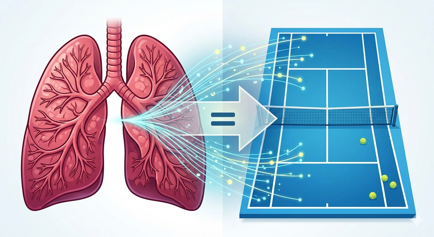 Площадь лёгких человека — как теннисный корт